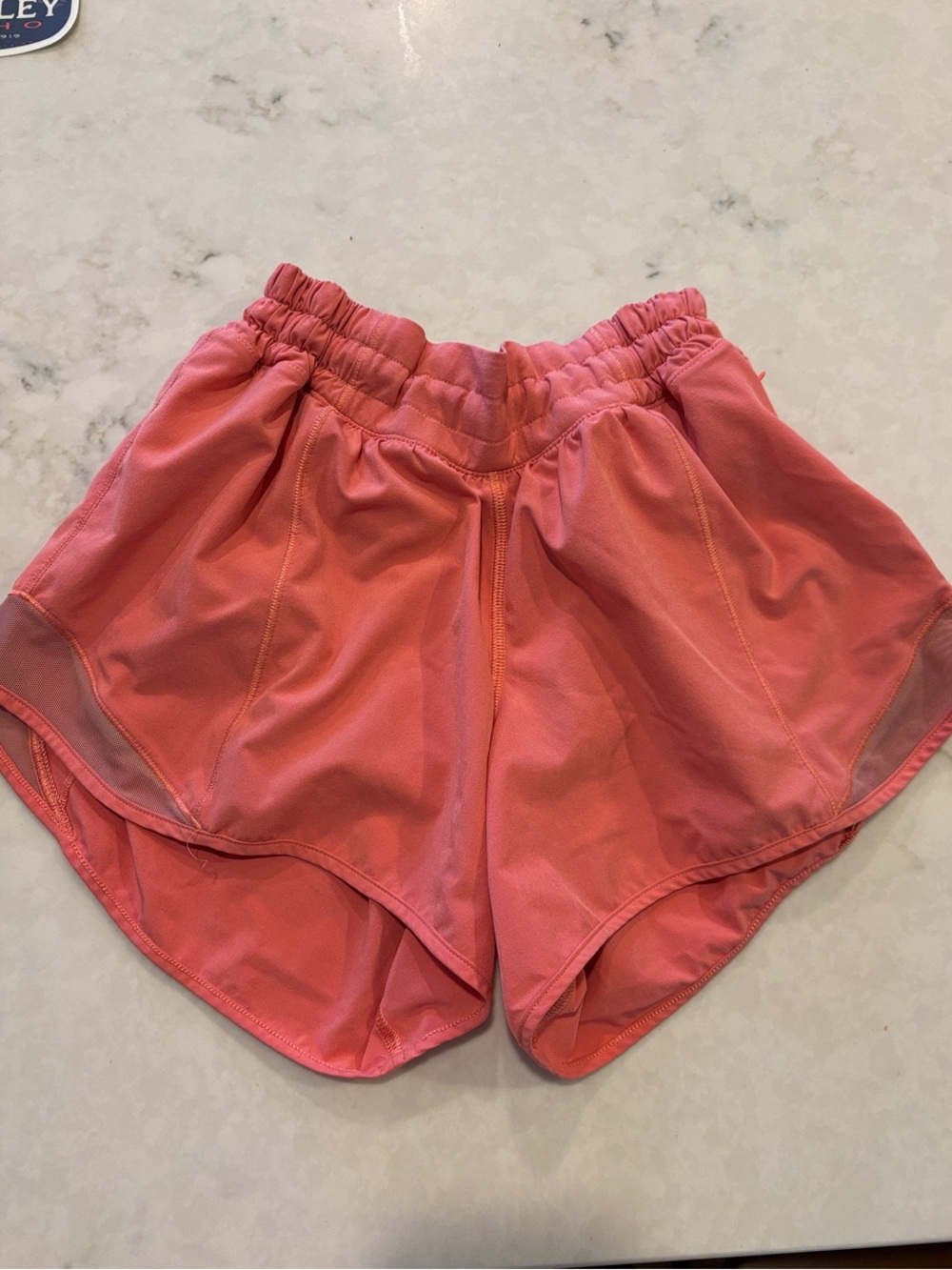 lululemon athletica Coral Athletic Running Shorts